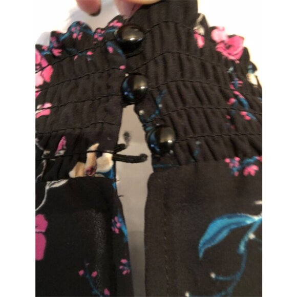 Nanette Lepore Sophisticated Floral Printed Women's A-Line Dress sz 4-6 READ - Picture 6 of 8